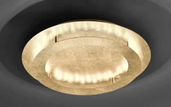 LED-Deckenleuchte Nevis, goldfarbig, 50 cm