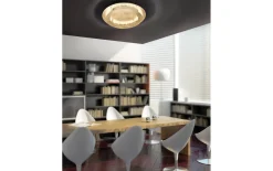 LED-Deckenleuchte Nevis, goldfarbig, 50 cm