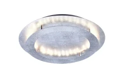 LED-Deckenleuchte Nevis, silberfarbig, 50 cm