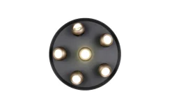 LED-Deckenleuchte Orbit, schwarz, 13,5 cm, inkl. Dimmfunktion