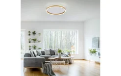 LED-Deckenleuchte Ritus, messing matt, 39 cm