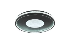 LED-Deckenleuchte Shirley, schwarz, inkl. Fernbedienung