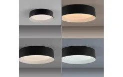 LED-Deckenleuchte Tavoli, schwarz, inkl. Fernbedienung