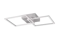 LED-Deckenleuchte Trail, titanfarbig, inkl. Schwenkfunktion