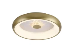 LED-Deckenleuchte Vertigo, messing, 45 cm
