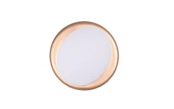 LED-Deckenleuchte Zeta, schwarz/gold, 48,5 cm