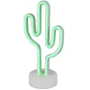 LED-Deko-Tischleuchte Cactus, weiß, 32,5 cm