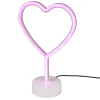 LED-Deko-Tischleuchte Heart, weiß, 30 cm