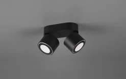 LED-Ein-/Aufbauspot Taurus, schwarz matt, 18 cm