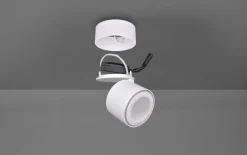 LED-Ein-/Aufbauspot Taurus, weiß matt, 8 cm