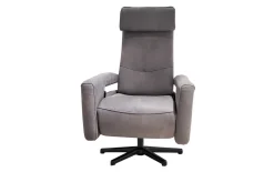 Leder Fernsehsessel MR 261, graphit