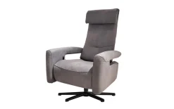 Leder Fernsehsessel MR 261, graphit
