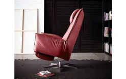 Leder Sessel Safira, rot