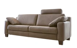 Leder 3-Sitzer Maestra, stone