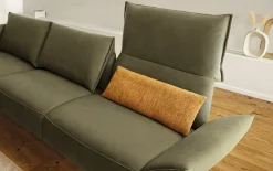 Leder Wohnlandschaft Vineto, grün, inkl. Funktionen