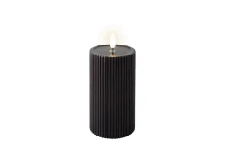 LED-Kerze, braun, 15,5 cm