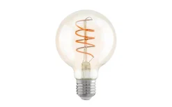 LED-Leuchtmittel G80 Spirale 4 W/E27/270 lm, amber