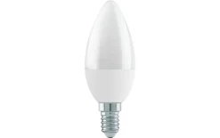 LED-Leuchtmittel Kerze 4,9 W/E14/470 lm, opal