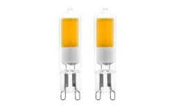 LED-Leuchtmittel 2 W/G9/200 lm, klar, 2er Pack