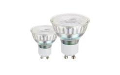 LED-Leuchtmittel 4,5 W/GU10/ 345 lm, klar, 2er Pack