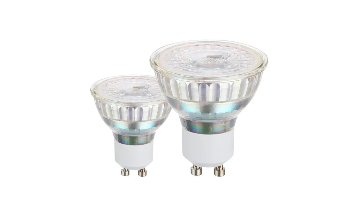 LED-Leuchtmittel 4,5 W/GU10/345 lm, klar, 2er Pack