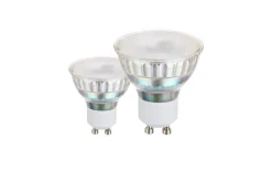 LED-Leuchtmittel 2,8 W/GU10/250 lm, satiniert, 2er Pack