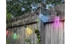 LED-Partybeleuchtung, bunt/schwarz, 450 cm