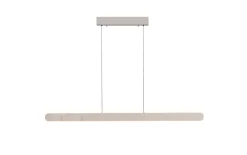 LED-Pendelleuchte Adriana Round, sand, inkl. Funktionen