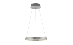 LED-Pendelleuchte Anillo, stahl, inkl. CCT und Memoryfunktion