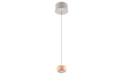 LED-Pendelleuchte Cannon, peach, 1-flammig, inkl. Höhenverstellung