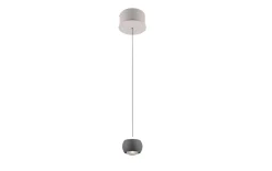 LED-Pendelleuchte Cannon, weiß, 1-flammig, inkl. Höhenverstellung