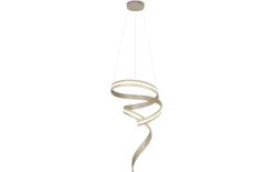 LED-Pendelleuchte Cinque Cisenna, beige
