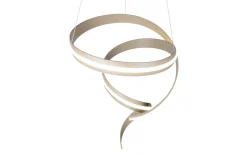 LED-Pendelleuchte Cinque Cisenna, beige