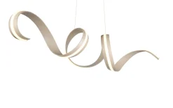 LED-Pendelleuchte Cinque Cisenna, beige