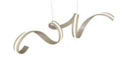 LED-Pendelleuchte Cinque Cisenna, beige