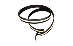 LED-Pendelleuchte Cinque Cisenna, schwarz