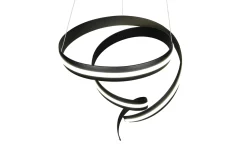 LED-Pendelleuchte Cinque Cisenna, schwarz
