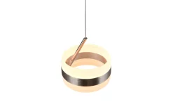 LED-Pendelleuchte Dios, nickelfarbig, 1-flammig