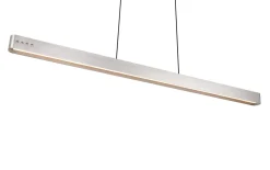 LED-Pendelleuchte Donegal, nickel, inkl. Fernbedienung