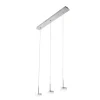 LED-Pendelleuchte Dunk, Aluminium, 3-flammig, 65 cm