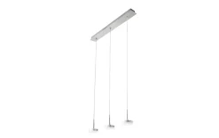 LED-Pendelleuchte Dunk, Aluminium, 3-flammig, 65 cm