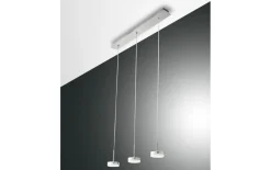 LED-Pendelleuchte Dunk, Aluminium, 3-flammig, 65 cm