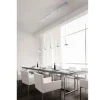 LED-Pendelleuchte Dunk, aluminium gebürstet, 136 cm
