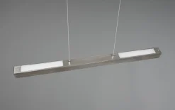 LED-Pendelleuchte DUOline in nickel matt, 90 cm