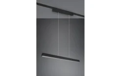 LED-Pendelleuchte DUOline in schwarz matt, 90 cm