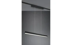 LED-Pendelleuchte DUOline in schwarz matt, 90 cm