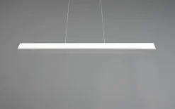 LED-Pendelleuchte DUOline in weiß matt, 90 cm