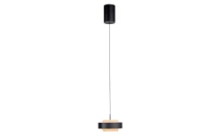 LED-Pendelleuchte Elmo, schwarz