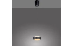 LED-Pendelleuchte Elmo, schwarz