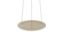 LED-Pendelleuchte Haley, sandfarbig, inkl. CCT und Höhenverstellung